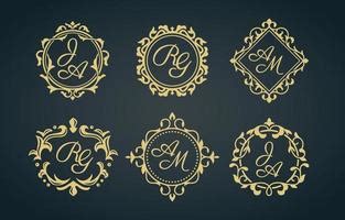 Monogram Border Vectors & Illustrations for Free Download - muktibox.com