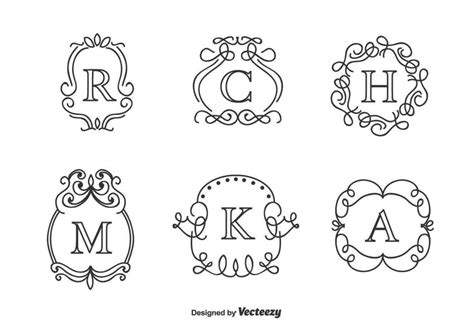 Monograms Vector Art, Icons, and Graphics for Free … - muktibox.com