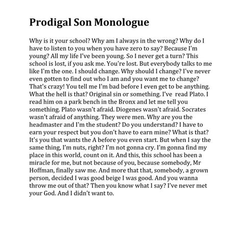 Monologues for Men - Daily Actor: Monologues, Acting … - muktibox.com