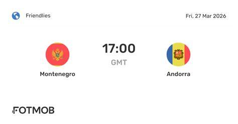 Montenegro vs Andorra Live Scores | LiveScore - raincitystudios.com