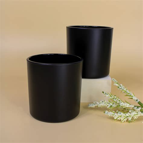 MONTICIANO MATTE BLACK Candle Vessel - Candle Making …