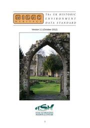 Monument Inventory Data Standard (MIDAS) Heritage - wintechmobiles.com