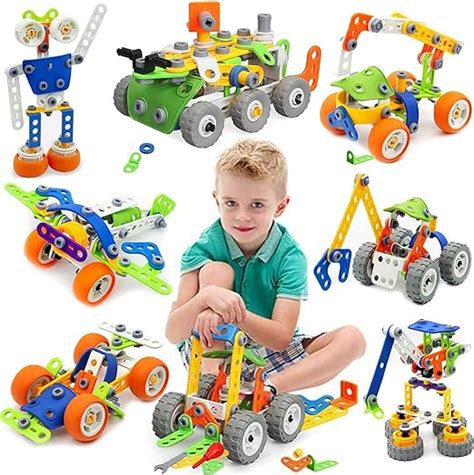 MOONTOY Konstruktionsspielzeug Geschenke für Kinder, STEM …