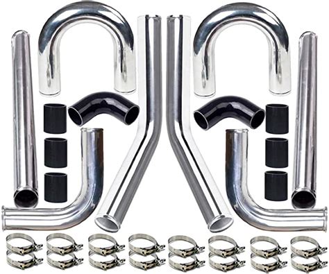 MOOSUN 2" 8-Pcs Universal Intercooler Pipe Piping Turbo …