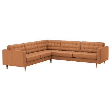 MORABO Sectional, 5-seat corner, Grann/Bomstad golden brown