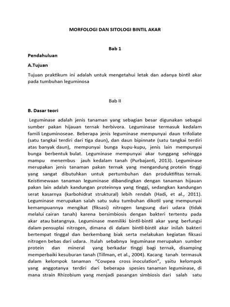Morfologi Bintil Akar Kacang Tanah | PDF - Scribd - raincitystudios.com