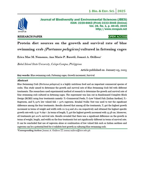 MORPHOMETRICS AND SURVIVAL RATE OF FATTENING MAND … - raincitystudios.com