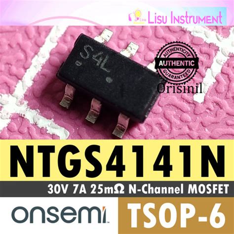 MOSFET – Power, Single, P-Channel, TSOP-6 -30 V, -4.7 A - Onsemi