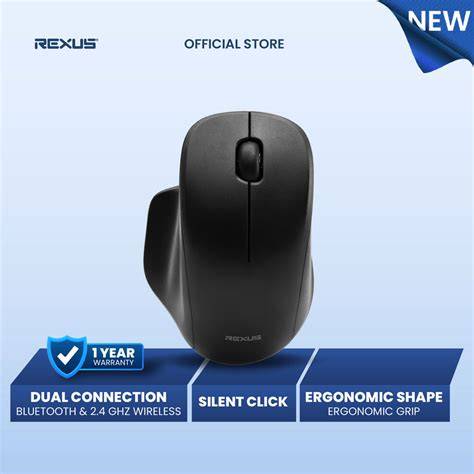 MOUSE Wireless REXUS QB300 V2 Dual Mode Black - Shopee … - raincitystudios.com