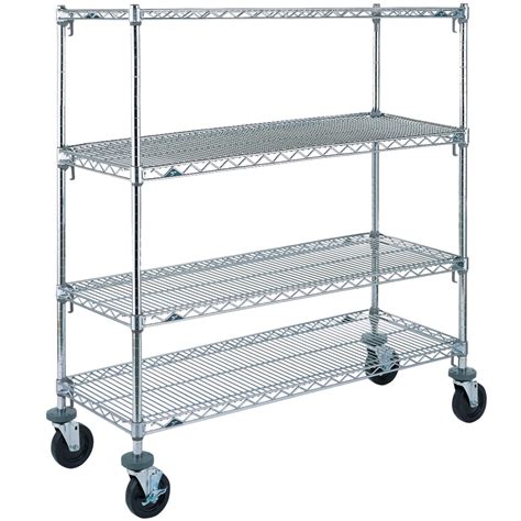 MOVABLE STORAGE RACK and SHELVING (with wheels)