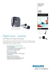 MP3 player SA2845/97 Philips