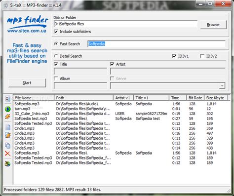 MP3-finder (free) download Windows version