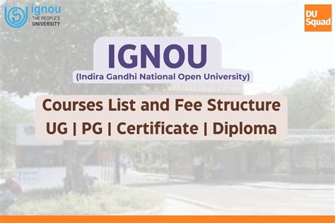MPBOU Fee Structure and Courses List 2023