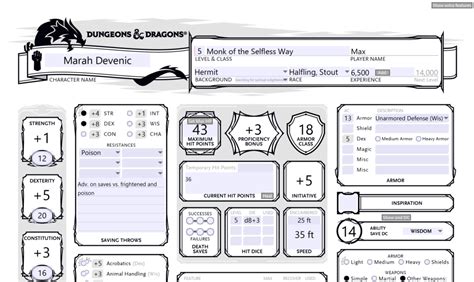 MPMB Character Sheet Script for D&D Homebrew