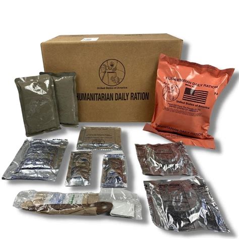 MRE Meal Ready to Eat Humanitarian Emergency Food Pallet