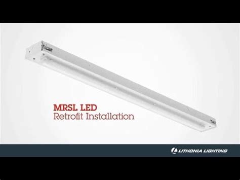 MRSL LED Retrofit Installation Lithonia Lighting - YouTube