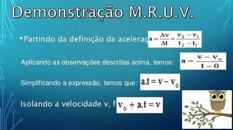 MRU / MRUV - Slide de física. - SlideShare