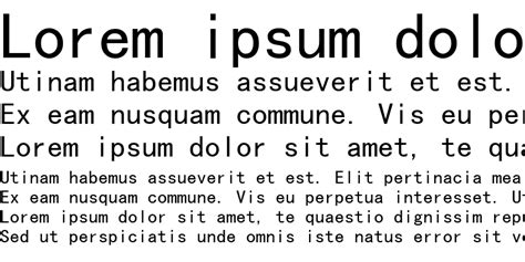 MS Gothic Regular Download For Free, View Sample Text, Rating And