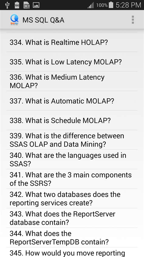 MS SQL Q&A: MS SQL Questions & Answers