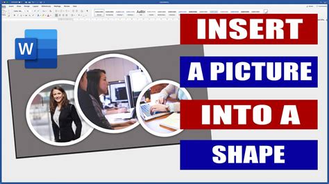 MS Word Tutorial - How to insert a picture into a shape