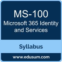 MS-100 PDF