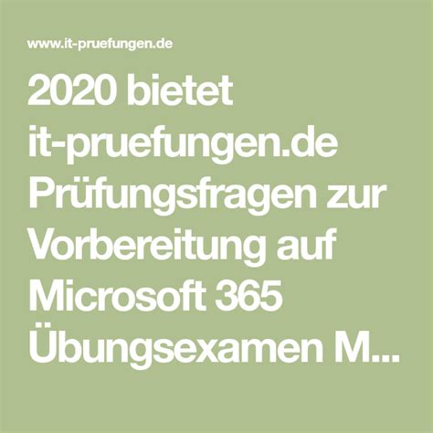 MS-101-Deutsch Online Prüfungen