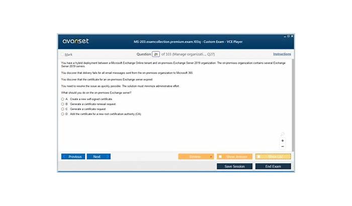 MS-203 Examcollection Vce