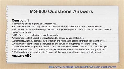 MS-900 Examsfragen