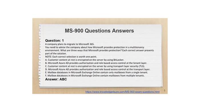 Free MS-900 Exam