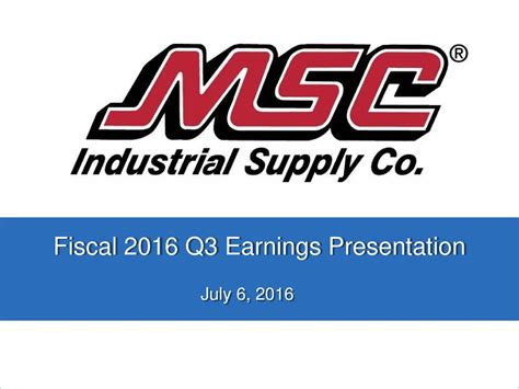 MSC Industrial: Fiscal Q3 Earnings Snapshot