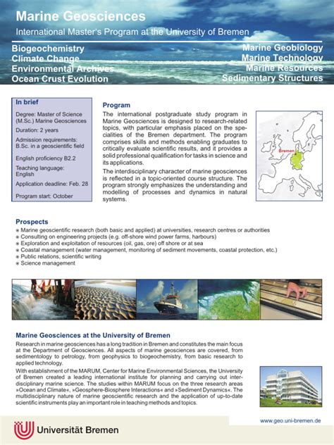 MSc Marine Geosciences - University Of Haifa - raincitystudios.com