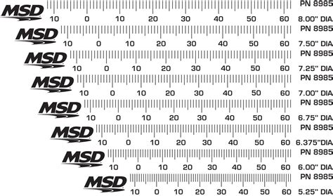 MSD Timing Tape For Harmonic Balancer