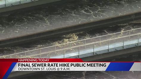MSD hosting final public sewer rate hike meeting today
