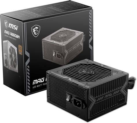 MSI MAG A650BN 650W PSU - Power Supply 650 Watt 80+ Bronze - raincitystudios.com
