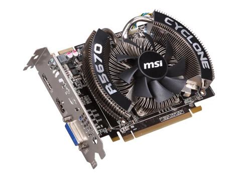 MSI Radeon HD 5670 1GB GDDR5 PCIe 2.1 x16 DisplayPort HDMI …