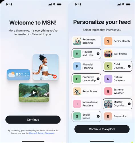 MSN Mobile app
