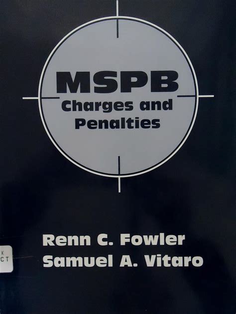 MSPB Charges & Penalties, 2024 - Dewey Pub