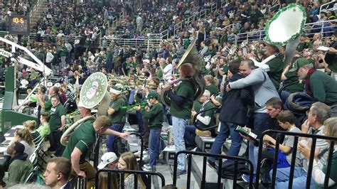 MSU Basketball game with Alumni Band YouTube