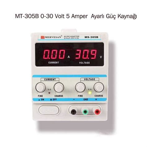 MT-305B 0-30 Volt 5 Amper Ayarlı Güç Kaynağı MS-305B.