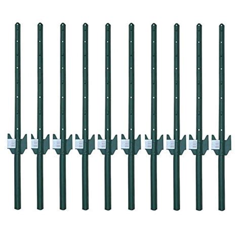 MTB Sturdy Duty Fence Post U Post 3 Feet, Pack of 10