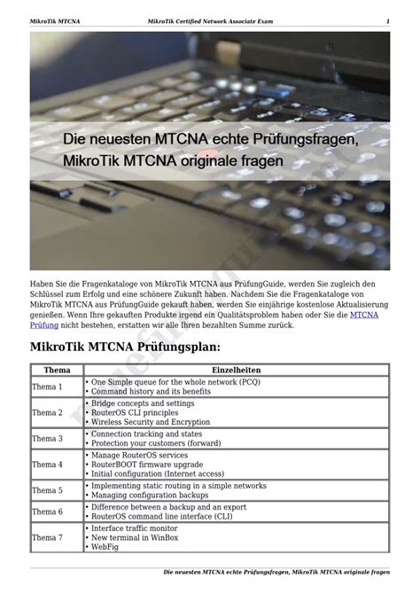 MTCNA-Deutsch Originale Fragen