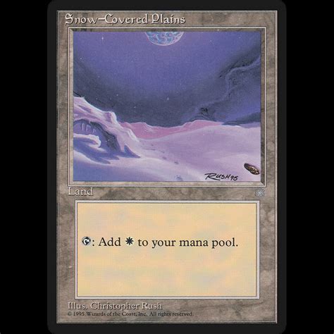 MTG / Magic: The Gathering - Ice Age - Snow-Covered Plains