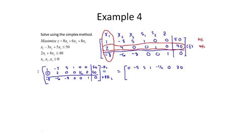 MTH 143 Linear Programming Mixed Constraints (Finite Math) YouTube