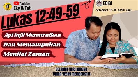 MTPJ GMIM Minggu 12-18 Juni 2024. Lukas - YouTube