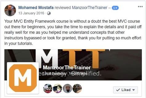 MTT - ASP.NET Online Training And Coding Bootcamp - Manzoor The Trainer