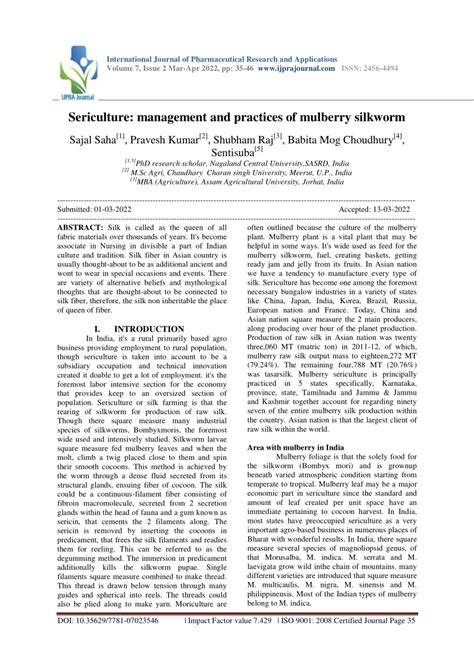 Mulberry Silkworm Management Practices | PDF | Silk - raincitystudios.com