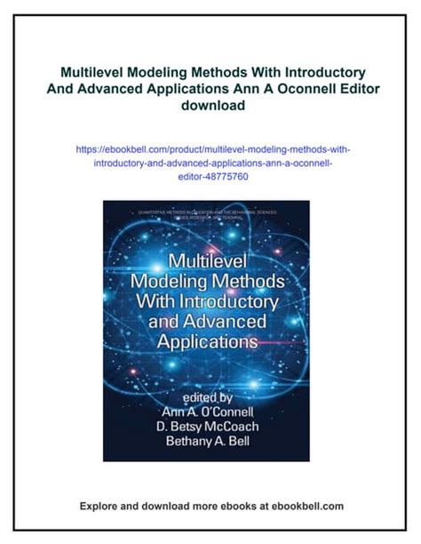 Multilevel Modeling Methods with Introductory and Advanced - wintechmobiles.com