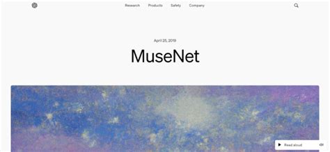 MuseNet - OpenAI - coolestguyplanet.net