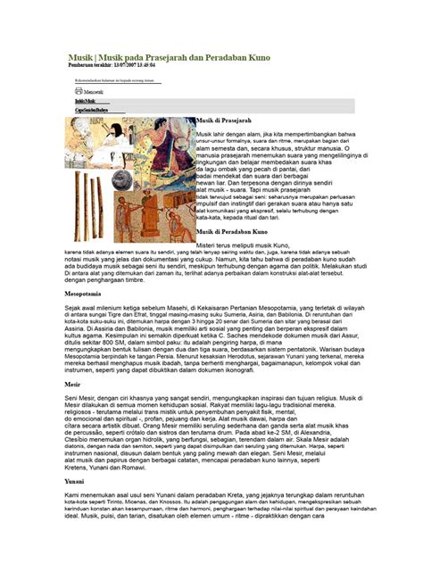 Musik Di Prasejarah | PDF - wintechmobiles.com