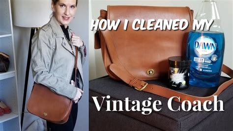 My first time restoring a vintage coach bag! The process ... - muktibox.com